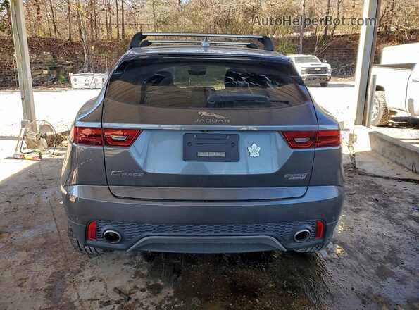 SADFJ2FX3J1Z09034 2018 JAGUAR E-PACE Gray წინა სალონის ხედი