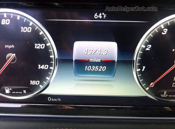WDDXK8CB3HA019349 2017 MERCEDES-BENZ S Gray ხელსაწყოთა პანელის ხედი