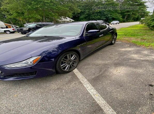 ZAM57YTL2J1270859 2018 MASERATI GHIBLI Blue უკანა მარჯვენა