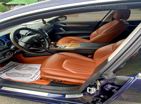 ZAM57YTL2J1270859 2018 MASERATI GHIBLI Blue უკანა ხედი
