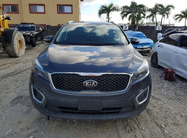 5XYPG4A38JG344438 2018 KIA SORENTO Charcoal 
