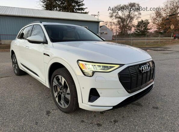 WA1AAAGE8MB010286 2021 AUDI E-TRON White Tył prawy