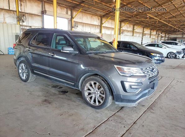 1FM5K7F83GGB64121 2016 FORD FORD EXPLORER Gray 