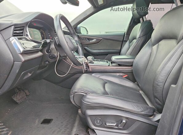 WA1FVAF17MD026251 2021 AUDI Q8 Blue წინა პანელის ხედი