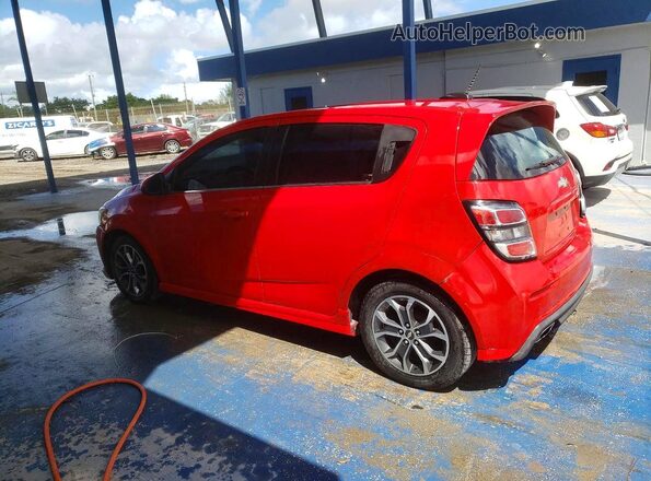 1G1JD6SB5H4142044 2017 CHEVROLET SONIC Red Tył prawy