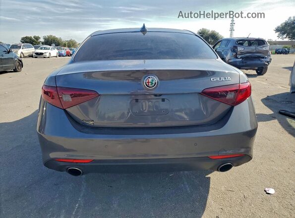 ZARFAMANXK7599319 2019 ALFA ROMEO GIULIA Gray Սալոնի դիմացի տեսք