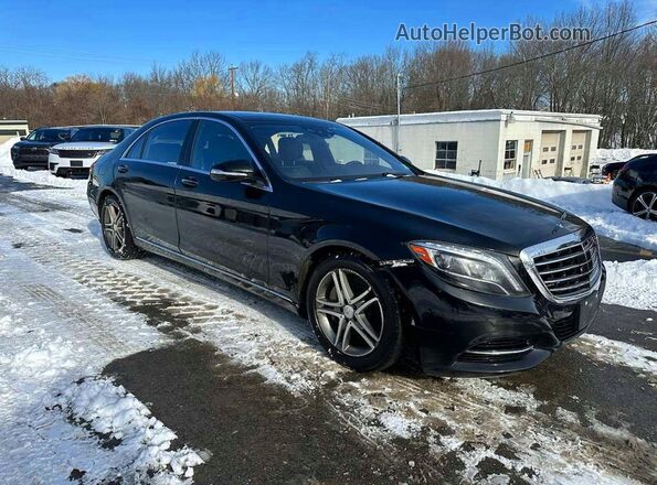 WDDUG8FB3GA225611 2016 MERCEDES-BENZ S Black წინა ხედი