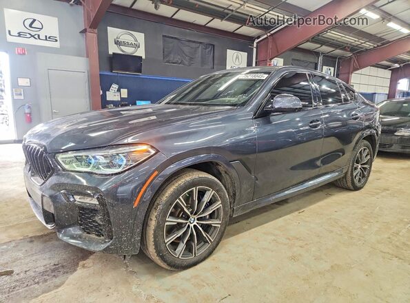5UXCY8C06L9B21326 2020 BMW X6 Gray უკანა მარცხენა