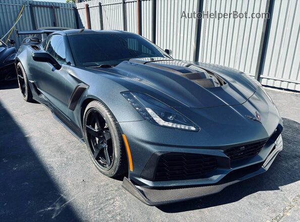 1G1Y52D97K5802374 2019 CHEVROLET CORVETTE Blue 