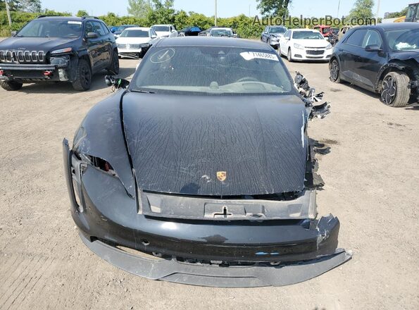 WP0AB2Y16PSA35960 2023 PORSCHE TAYCAN Blue Widok z tyłu