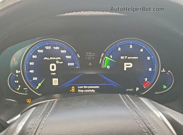 WBA7F0C56JGM23966 2018 BMW 7 SERIES Silver Instrument cluster view