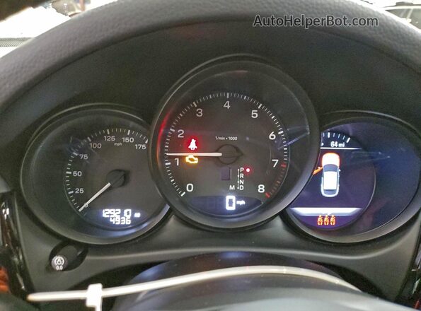 WP1AA2A53NLB01643 2022 PORSCHE MACAN Blue Vista de los asientos traseros