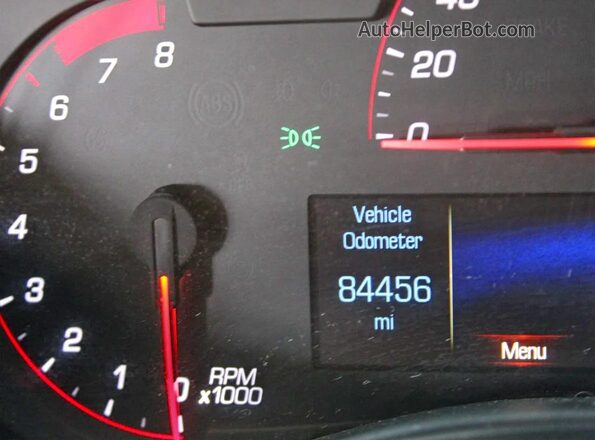 1G6AN5RY2G0133402 2016 CADILLAC ATS-V Gray Вид щитка приладів