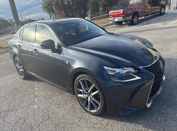 JTHBZ1BL5KA018064 2019 LEXUS GS Gray Հետևի ձախ