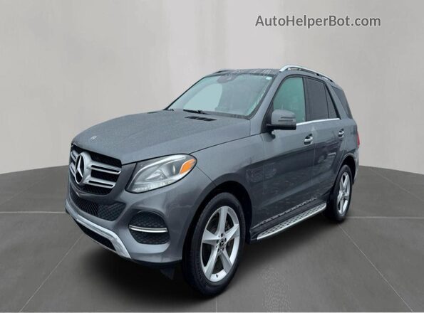 4JGDA5HBXHA992716 2017 MERCEDES-BENZ GLE Charcoal Trasero derecho