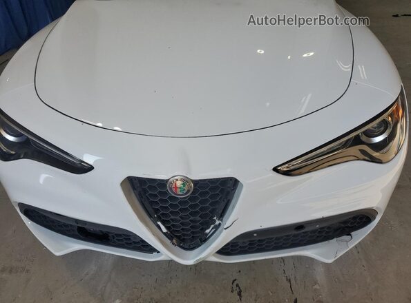 ZASPAKBN6M7D08889 2021 ALFA ROMEO STELVIO Белый Вид наклейки с VIN-кодом