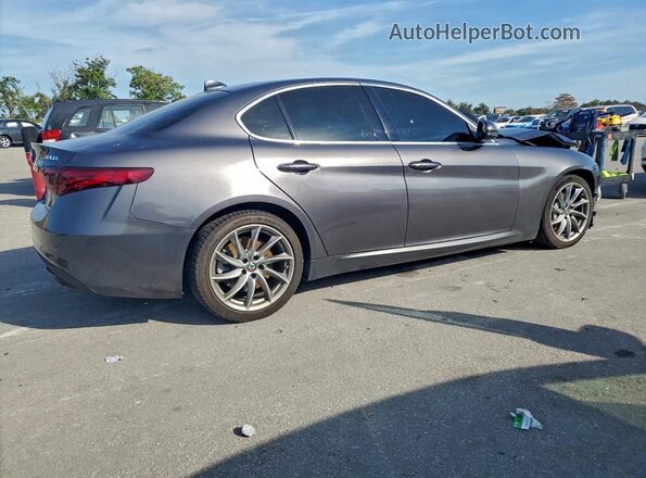 ZARFAMANXK7599319 2019 ALFA ROMEO GIULIA Gray Առջևի աջ
