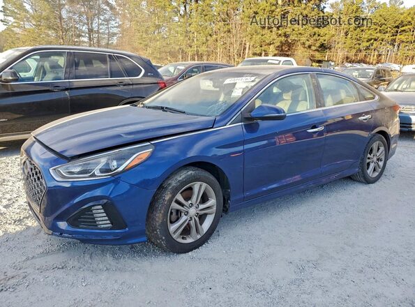 5NPE34AF8JH719475 2018 HYUNDAI SONATA Blue 