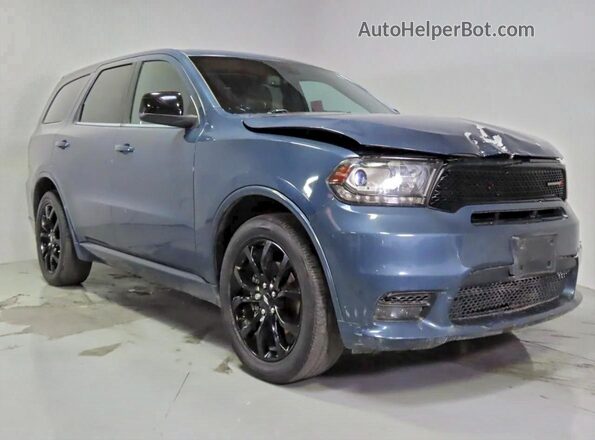 1C4RDHDG8LC184253 2020 DODGE DURANGO Синий Задняя левая четверть