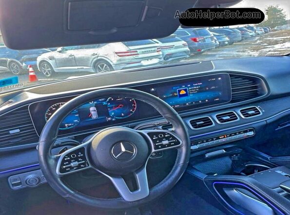 4JGFB4KBXLA130503 2020 MERCEDES-BENZ GLE-CLASS White უკანა სავარძლების ხედი