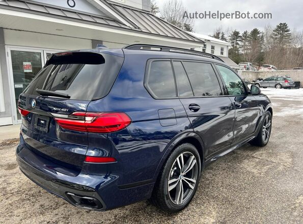 5UXCW2C06N9J79973 2022 BMW X7 Синий 
