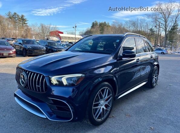 4JGFB8KB8NA820535 2022 MERCEDES-BENZ GLE Blue Задня ліва чверть