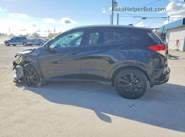 3CZRU5H14MM733185 2021 HONDA HR-V Черный Задняя правая четверть