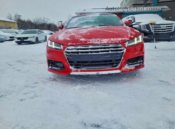 TRUT5CFV1G1025499 2016 AUDI TT Red Vista del compartimento del motor