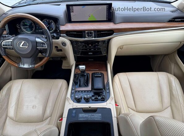 JTJHY7AX2H4242774 2017 LEXUS LX Blue Вид підкапотного простору