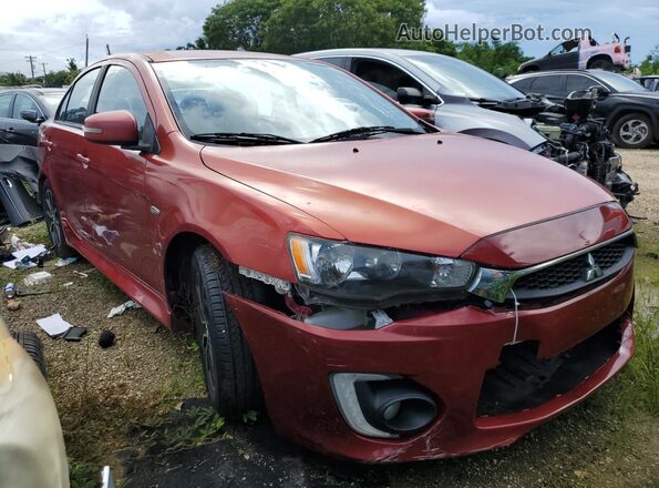 JA32U2FU5HU008942 2017 MITSUBISHI LANCER Red წინა მარჯვენა