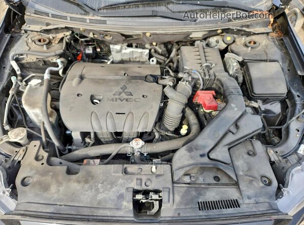JA32U2FU7HU014015 2017 MITSUBISHI LANCER Черный Вид задней части салона