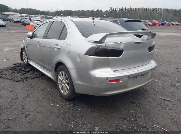 JA32U2FU8GU002129 2016 MITSUBISHI LANCER Silver Задня ліва чверть
