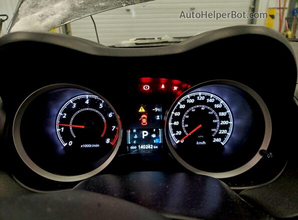JA32V2FW6HU607671 2017 MITSUBISHI LANCER Серебряный Вид щитка приборов