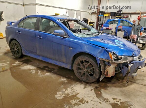 JA32V2FW7GU601800 2016 MITSUBISHI LANCER Blue Przód prawy