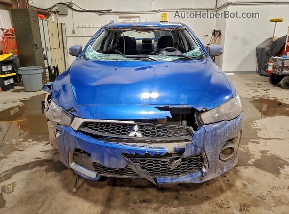 JA32V2FW7GU601800 2016 MITSUBISHI LANCER Blue Widok z przodu