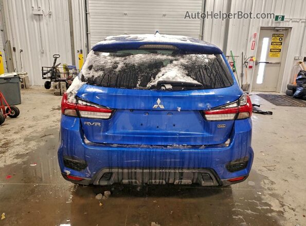 JA4AJ4AW7LU600260 2020 MITSUBISHI RVR Blue Вид ззаду