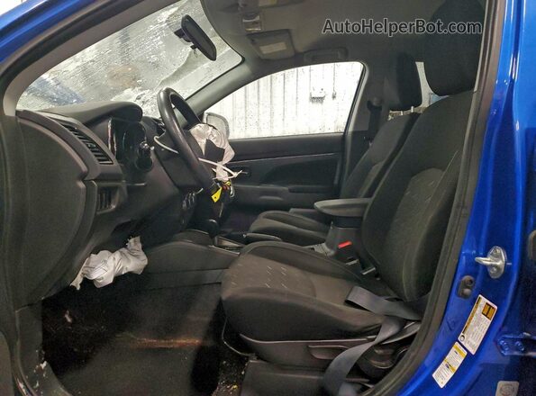 JA4AJ4AW7LU600260 2020 MITSUBISHI RVR Blue Вид салону спереду