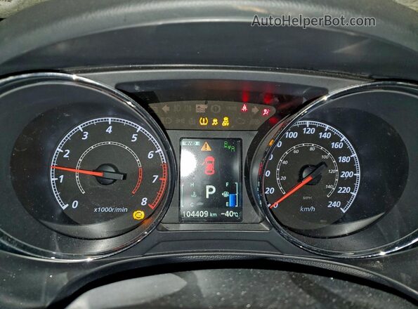 JA4AJ4AW7LU600260 2020 MITSUBISHI RVR Blue Вид щитка приладів