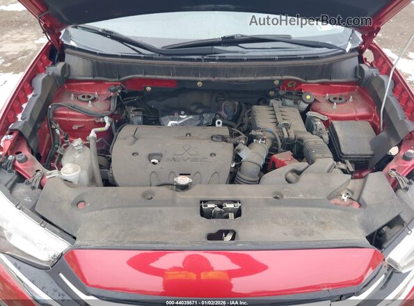 JA4AP3AU6JU024956 2018 MITSUBISHI OUTLANDER SPORT Красный 