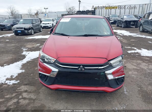 JA4AP3AU6JU024956 2018 MITSUBISHI OUTLANDER SPORT Красный 