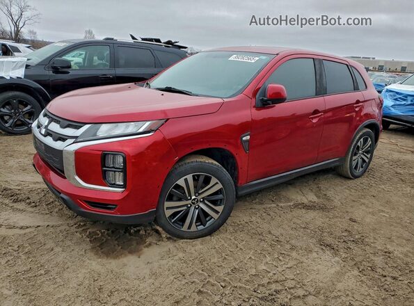 JA4AP3AU8LU027277 2020 MITSUBISHI OUTLANDER Maroon Задня ліва чверть