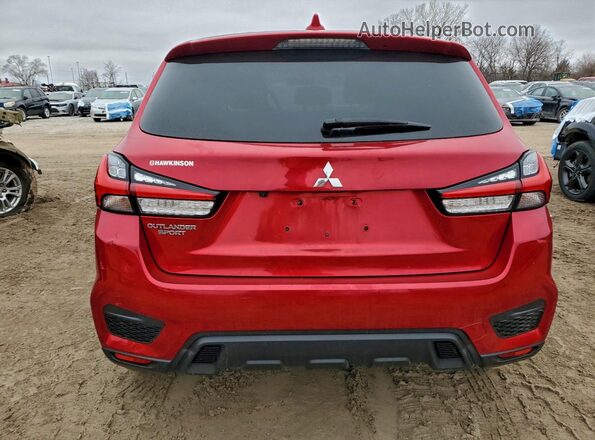 JA4AP3AU8LU027277 2020 MITSUBISHI OUTLANDER Maroon Вид салону спереду
