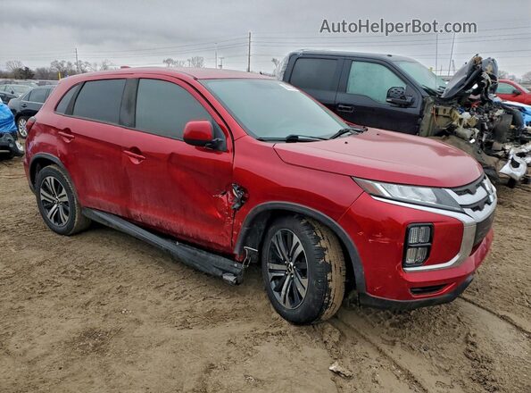 JA4AP3AU8LU027277 2020 MITSUBISHI OUTLANDER Maroon Вид спереду
