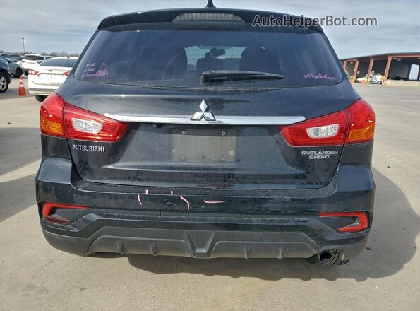 JA4AP3AU9KU035130 2019 MITSUBISHI OUTLANDER Black Вид ззаду