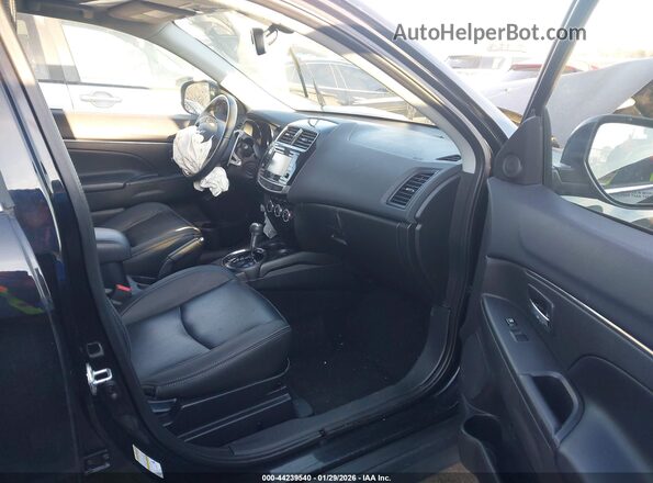 JA4AP4AW8GZ055192 2016 MITSUBISHI OUTLANDER SPORT Black წინა სალონის ხედი