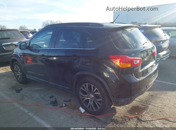 JA4AP4AW8GZ055192 2016 MITSUBISHI OUTLANDER SPORT Black უკანა სალონის ხედი