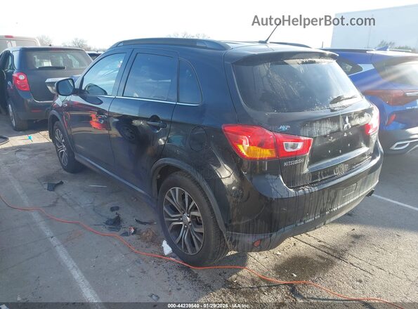 JA4AP4AW8GZ055192 2016 MITSUBISHI OUTLANDER SPORT Black უკანა მარცხენა