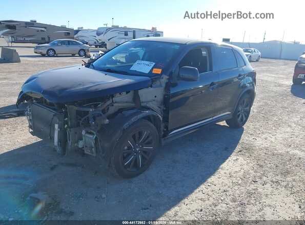 JA4APUAU2NU019362 2022 MITSUBISHI OUTLANDER SPORT Black Передня ліва чверть