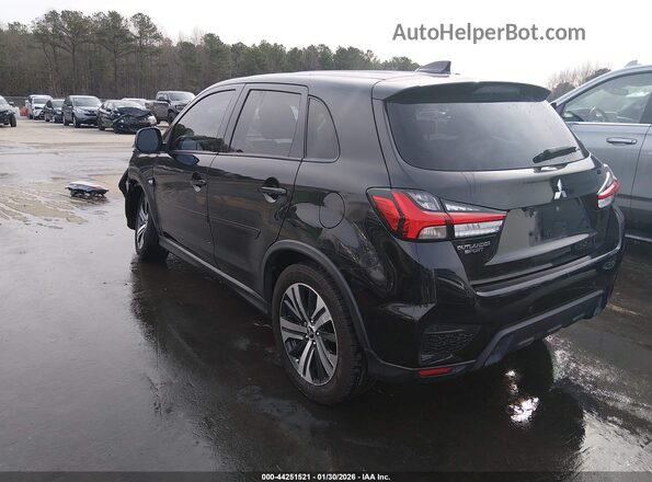 JA4APUAUXMU008611 2021 MITSUBISHI OUTLANDER SPORT Black Задня ліва чверть