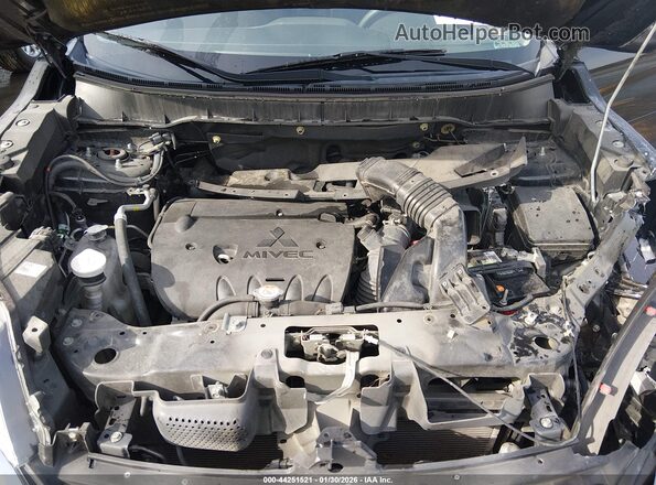 JA4APUAUXMU008611 2021 MITSUBISHI OUTLANDER SPORT Black Вид ззаду